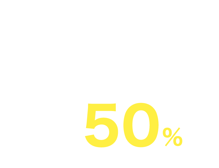 Training hours Reduced by 50%